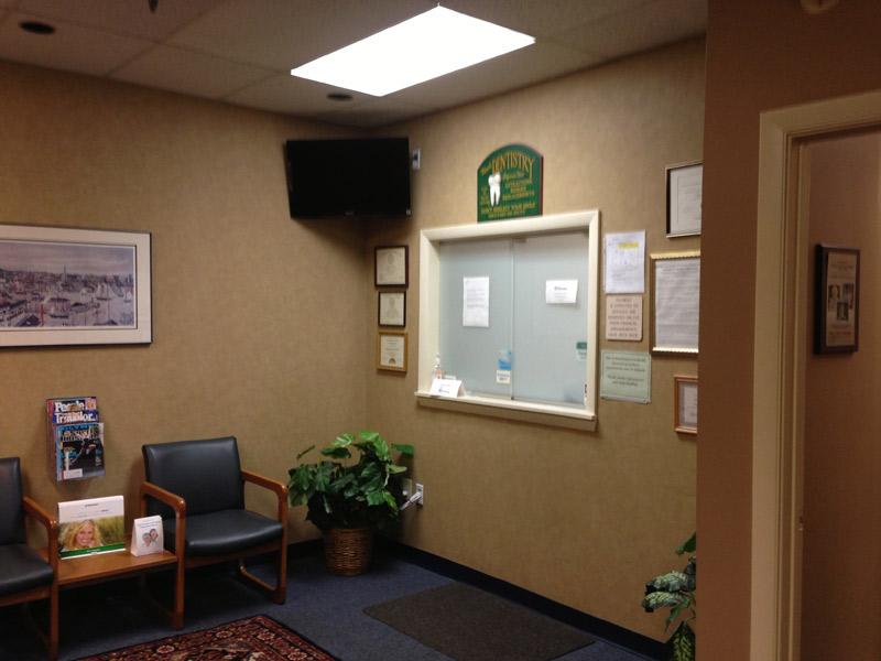 Reception area